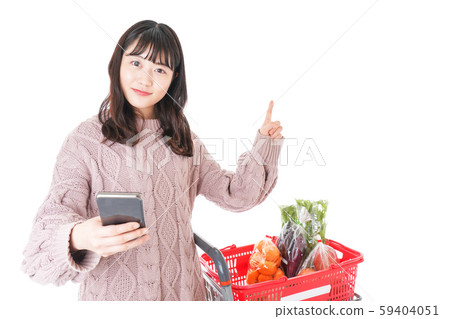 超級年輕的無現金支付女人 59404051