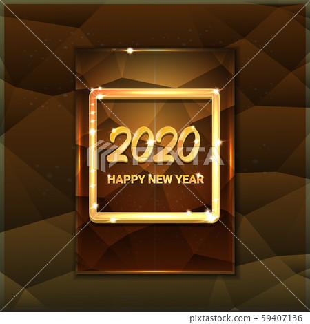 2020 Happy chinese new year of the Rat creative design background or greeting card. 2020 new year 59407136