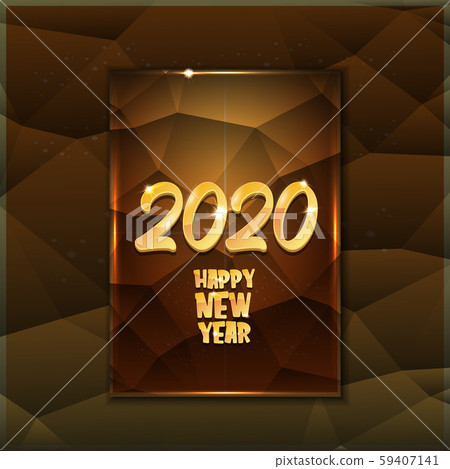 2020 Happy chinese new year of the Rat creative design background or greeting card. 2020 new year 59407141