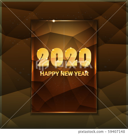 2020 Happy chinese new year of the Rat creative design background or greeting card. 2020 new year 59407148
