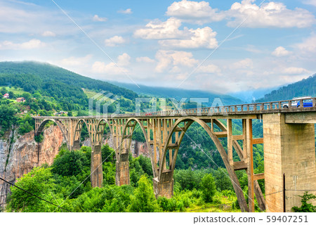 The Djurdjevic Bridge on river Tara The Djurdjevic Bridge on river Tara 59407251