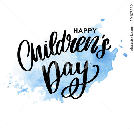 Children's day vector background. Happy... - Stock Illustration [59407380]  - PIXTA