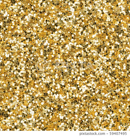 Golden glitter, sparkle confetti texture. Christmas abstract background. Ideal seamless pattern. 59407495