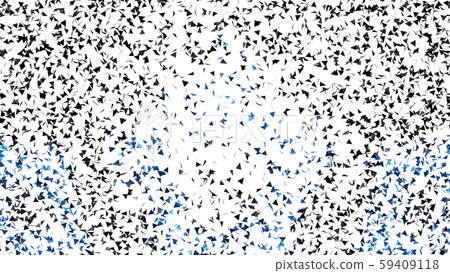 CG particles Triangle confetti diffusing from stars CG particles Triangle confetti diffusing from stars 59409118