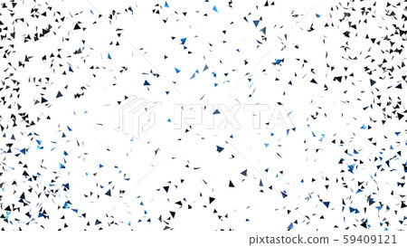 CG particles Triangle confetti diffusing from stars CG particles Triangle confetti diffusing from stars 59409121