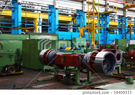 Manufacture process rear axle and AC electromechanical transmission with electric differentials 59409315
