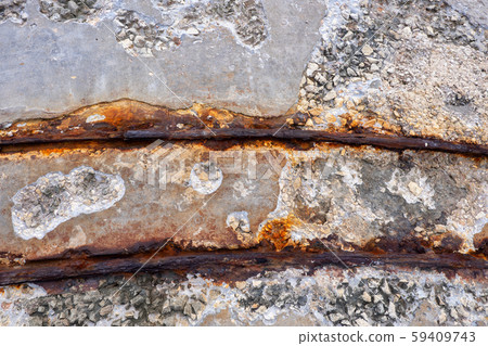 Corroded Narrow Railway Track Background Corroded Narrow Railway Track Background 59409743
