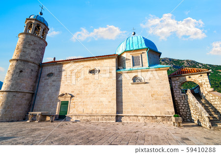 Church on island in Perast Church on island in Perast 59410288