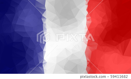vector irregular polygon background france flag vector irregular polygon background france flag 59411682