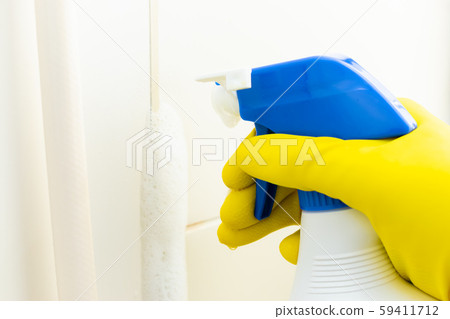 浴液清潔模具氯上的漂白劑噴霧 59411712