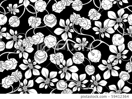 Hazelnut. Decorative motif. Seamless pattern 59412364