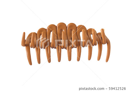 Image of female hair clip isolated on white background Image of female hair clip isolated on white background 59412526