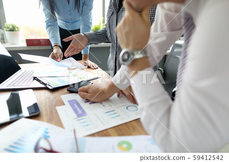 Business team at meeting Business team at meeting 59412542