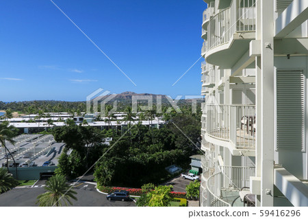 從卡哈拉酒店（Kahala Hotel）看回來的鑽石頭 59416296