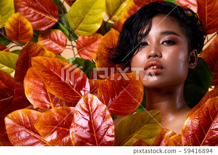 Queen tanned skin of the Jungle, Asian Teenager 59416894