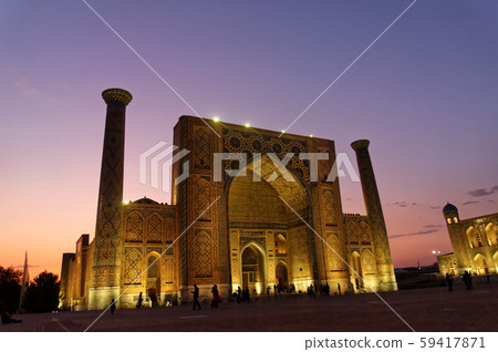 Night view of Registan Square (Uzbekistan) Night view of Registan Square (Uzbekistan) 59417871