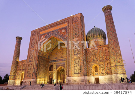 Night view of Registan Square (Uzbekistan) Night view of Registan Square (Uzbekistan) 59417874