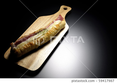 Ham and mayonnaise side dish bread Ham and mayonnaise side dish bread 59417987