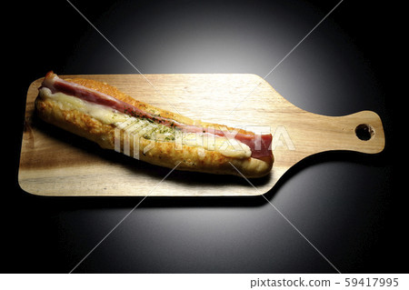 Ham and mayonnaise side dish bread Ham and mayonnaise side dish bread 59417995