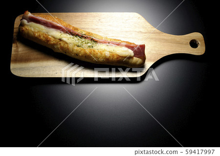 Ham and mayonnaise side dish bread 59417997