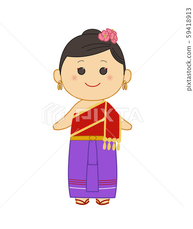 泰國民間服飾Shiwarai 泰國民間服飾Shiwarai 59418913