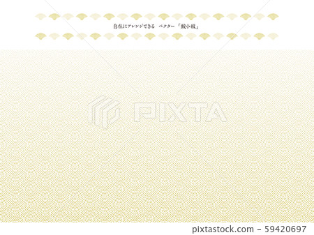 日本傳統圖案矢量Tom小門金 59420697