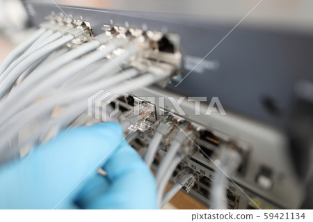 Wi-fi communication repairman Wi-fi communication repairman 59421134