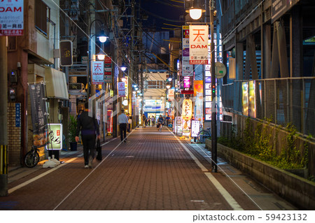 鹿兒島市天文中心（Tengai）市區，市區，購物區，娛樂區，酒吧街，餐廳周圍的街道 59423132