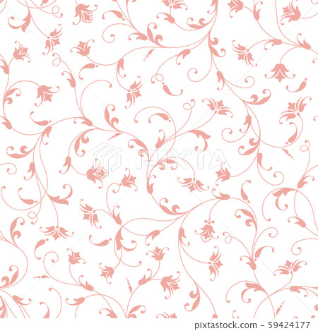 Delicate and seamless ornament pattern 59424177