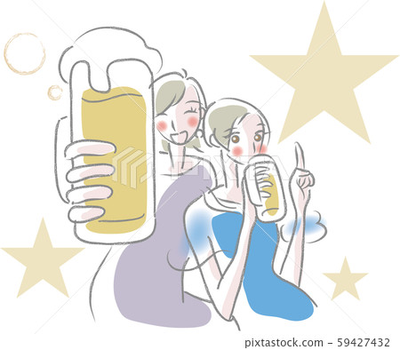 一個喝啤酒的女人 一個喝啤酒的女人 59427432