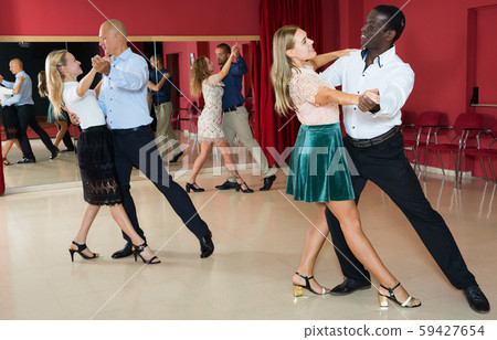 People learning to dance waltz People learning to dance waltz 59427654