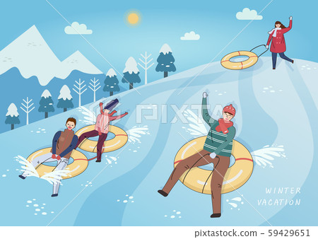 Exciting Winter Trip Illustrations 3 Exciting Winter Trip Illustrations 3 59429651