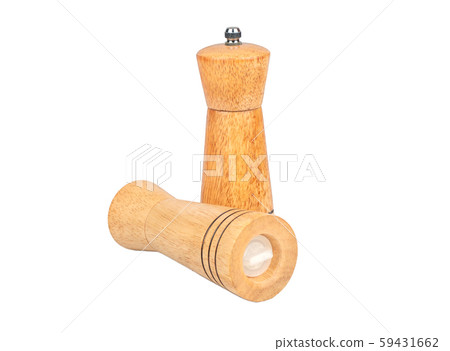 Wooden pepper and salt shaker 59431662
