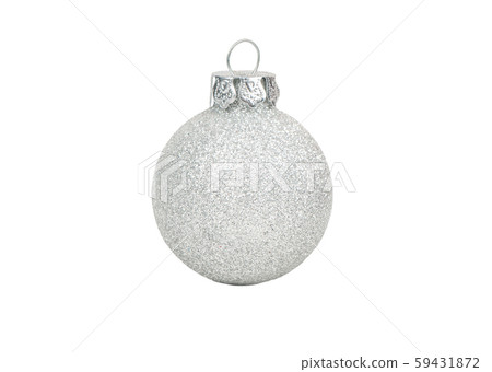Silver Christmas ball 59431872