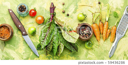 Fresh vegetables for salad Fresh vegetables for salad 59436286