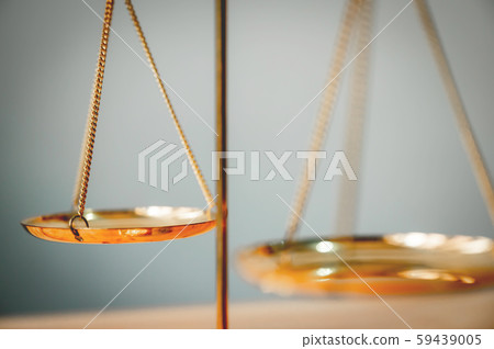 Law and justice, Legality concept, Close up of scales symbol of Justice Law and justice, Legality concept, Close up of scales symbol of Justice 59439005