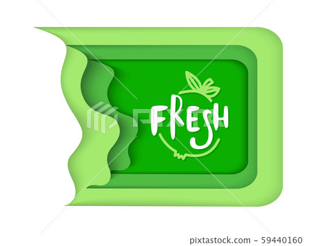 Natural Food Logotypes with Plant Leaves Flora Natural Food Logotypes with Plant Leaves Flora 59440160