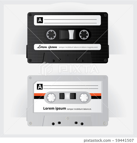 Vintage Cassette Tape Vector Illustration Vintage Cassette Tape Vector Illustration 59441507
