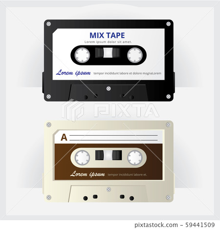 Vintage Cassette Tape Vector Illustration Vintage Cassette Tape Vector Illustration 59441509
