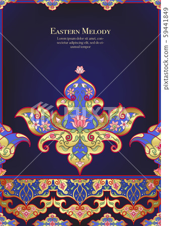 Eastern ethnic motif, traditional muslim ornament. 59441849