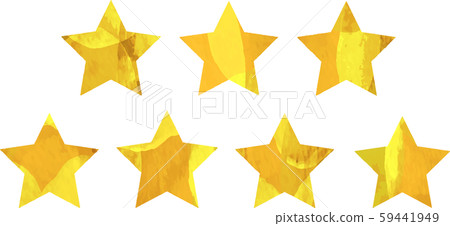 Star_Hoshi_Illustration_Cut-out Christmas_Ornament_star_Tanabata 59441949