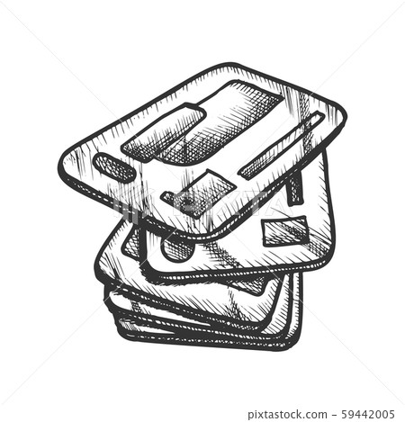 Credit Cards Pile Credit And Debit Retro Vector Credit Cards Pile Credit And Debit Retro Vector 59442005
