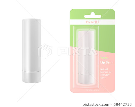 Lip balm stick with package 59442733
