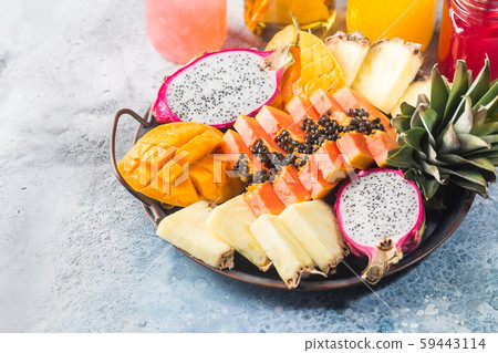 Assortment of Tropical Fruits 59443114