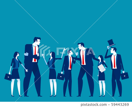 Business team talk and consult. Concept business Business team talk and consult. Concept business 59443269