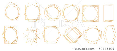 Golden geometric frames. Golden geometric frames. 59443305