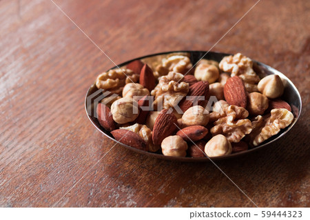 Mixed nuts low sugar food Mixed nuts low sugar food 59444323