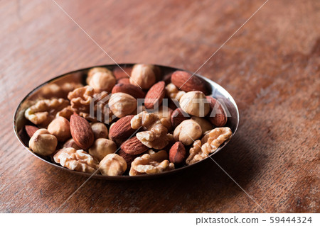 Mixed nuts low sugar food Mixed nuts low sugar food 59444324