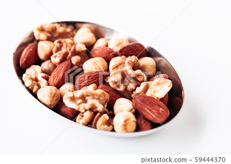 Mixed nuts low sugar food 59444370