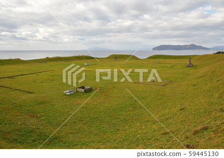 拍攝北海道函館市Senkazawa的Shi norikan遺址的景觀 59445130